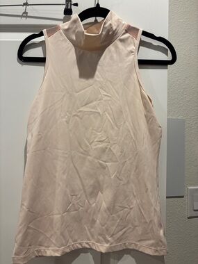 High-Neck Tank Top in Light Blush- Free Ride